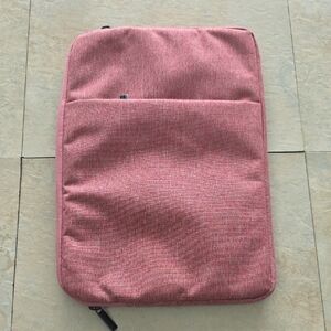 Zippered Laptop Case Red